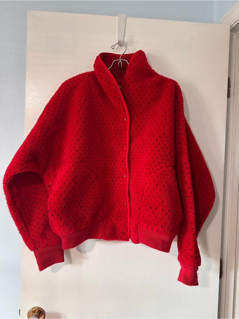 Vintage LL Bean Cropped Fleece Jacket